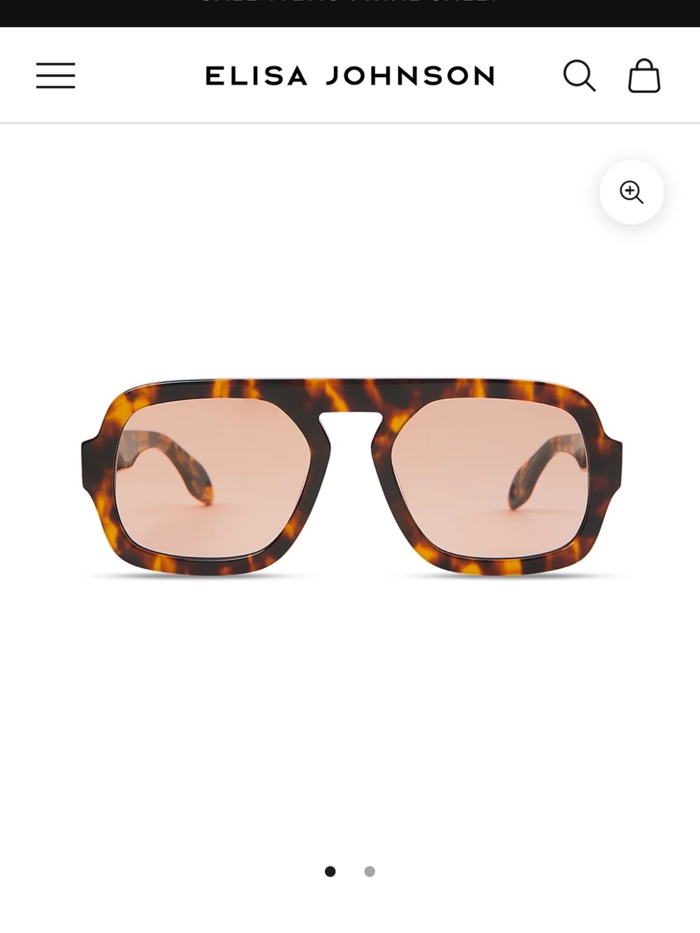 Elisa Johnson Jane in Brown Tortoiseshell w/ maroon lens, sold out online!